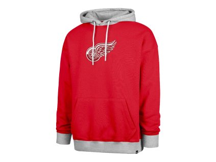 Pánská mikina Detroit Red Wings NHL ’47 Patch DROP SHOULDER Hood