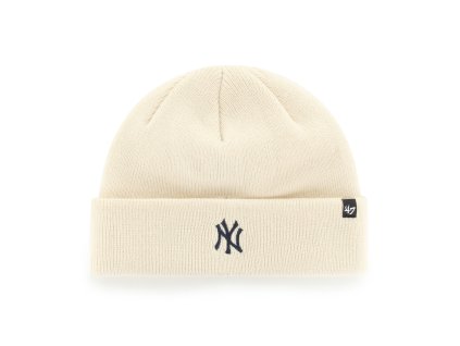 Pánská zimní čepice New York Yankees MLB Randle '47 CUFF KNIT Natural