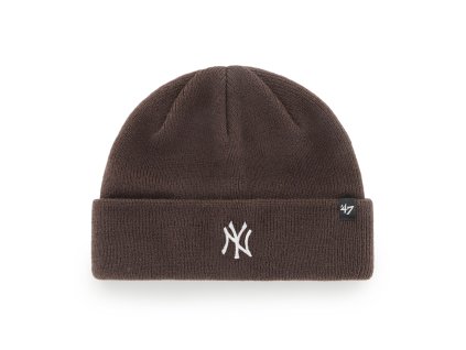 Pánská zimní čepice New York Yankees MLB Randle '47 CUFF KNIT Brown