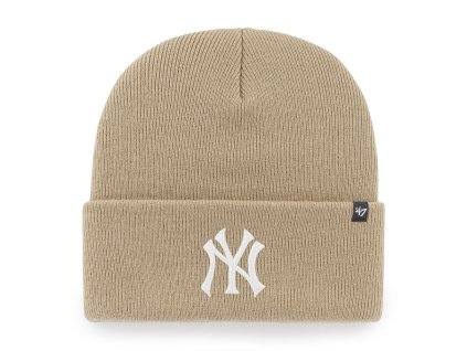 Pánska zimná čiapka New York Yankees MLB Khaki