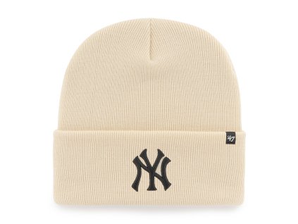 Pánska zimná čiapka New York Yankees MLB Haymaker '47 CUFF KNIT Natural