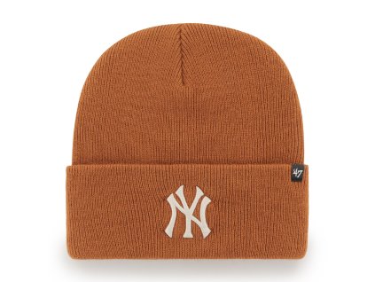 Pánská zimní čepice New York Yankees MLB Haymaker '47 CUFF KNIT Burnt Orange
