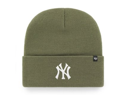 Pánská zimní čepice New York Yankees MLB Haymaker '47 CUFF KNIT Moss