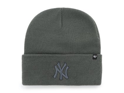 Pánska zimná čiapka New York Yankees MLB Haymaker '47 CUFF KNIT Charcoal