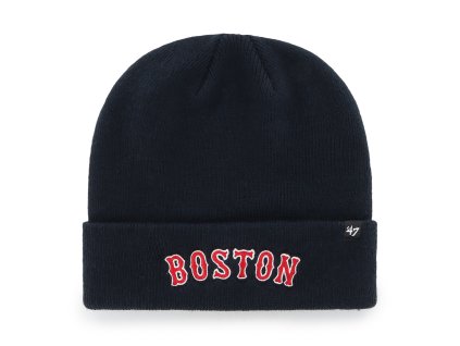 Pánská zimní čepice Boston Red Sox MLB Script ’47 CUFF KNIT Navy