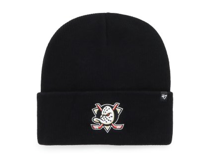 Pánska zimná čiapka Anaheim Ducks NHL Haymaker ´47 CUFF KNIT Black