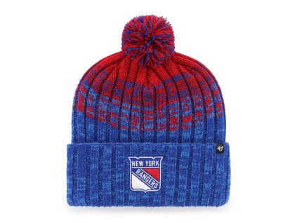 Pánská zimní čepice New York Rangers NHL Cascade ’47 CUFF KNIT Royal