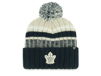 Pánská zimní čepice Toronto Maple Leafs NHL Long Range ’47 CUFF KNIT Natural