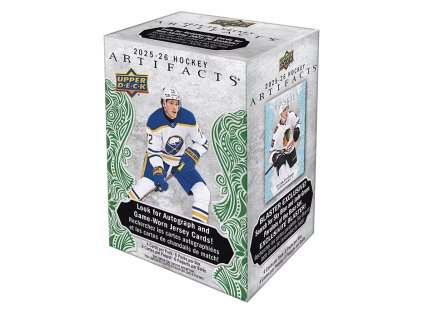 Hokejové Karty NHL 2025-26 Upper Deck Artifacts Blaster Box