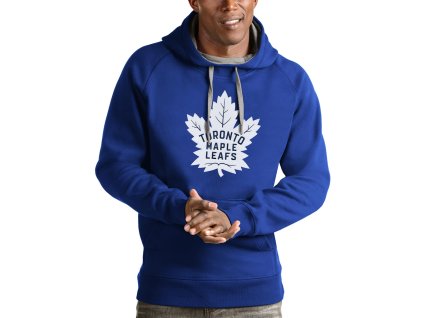 Pánská mikina Toronto Maple Leafs Antigua Logo Victory Pullover Hoodie - Blue