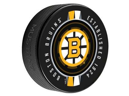 Puk Boston Bruins NHL Ribbon Printed