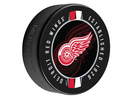Puk Detroit Red Wings NHL Ribbon Printed