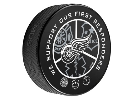 Puk Detroit Red Wings NHL Printed First Responders