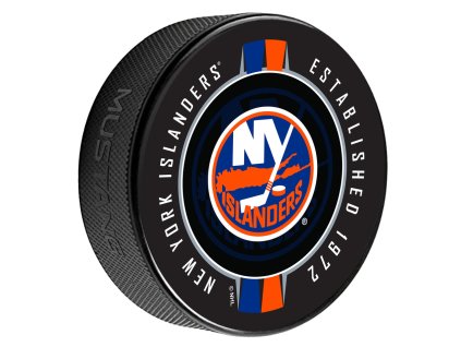Puk New York Islanders NHL Ribbon Printed
