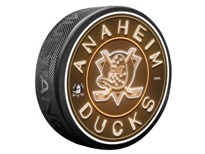 Puk Anaheim Ducks NHL Neon
