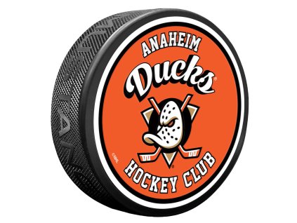 Puk Anaheim Ducks NHL Retro Script