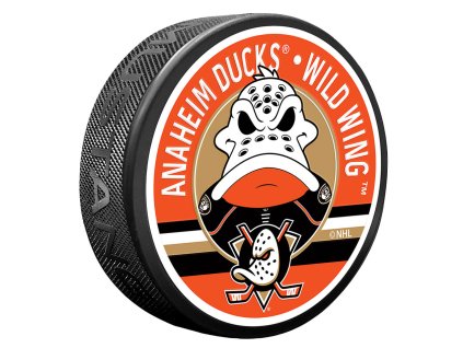 Puk Anaheim Ducks NHL Wild Wing Mascot Textured Puck