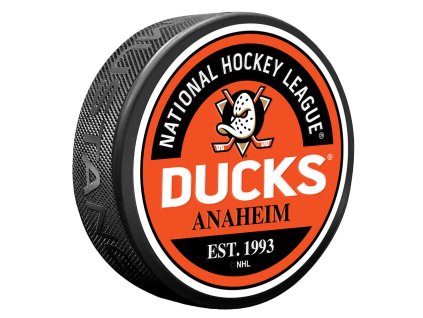Puk Anaheim Ducks NHL Block Textured Puck