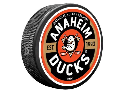 Puk Anaheim Ducks NHL Gear Textured Puck