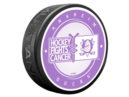 Puk Anaheim Ducks NHL Hockey Fights Cancer