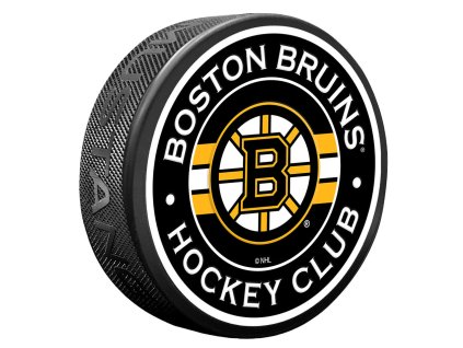 Puk Boston Bruins NHL Stripe Design