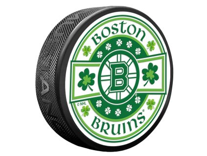 Puk Boston Bruins NHL Lucky St. Patrick's Day