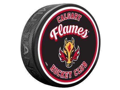 129710 puk calagary flames retro script