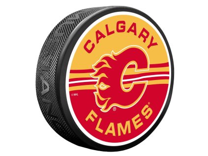 Puk Calgary Flames NHL Half & Half