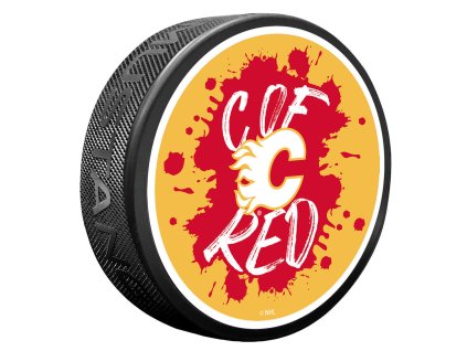 Puk Calgary Flames NHL Slogan