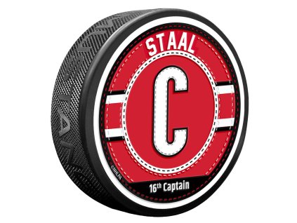 Puk Carolina Hurricanes NHL Captain Jersey Stitch - Eric Staal