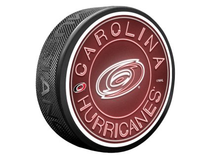 Puk Carolina Hurricanes NHL Neon