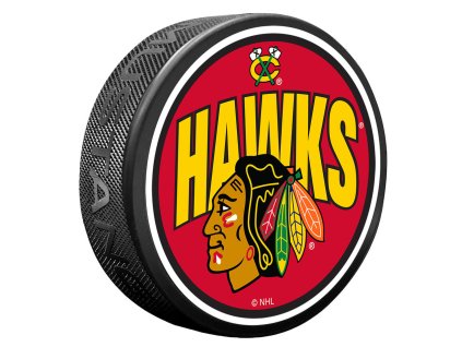 Puk Chicago Blackhawks NHL Wordmark