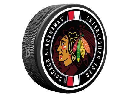 Puk Chicago Blackhawks NHL Ribbon