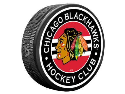 Puk Chicago Blackhawks NHL Striped Puck
