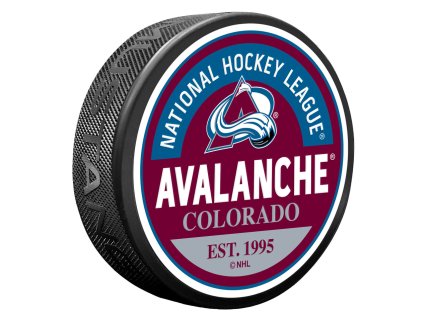 Puk Colorado Avalanche NHL Block Design