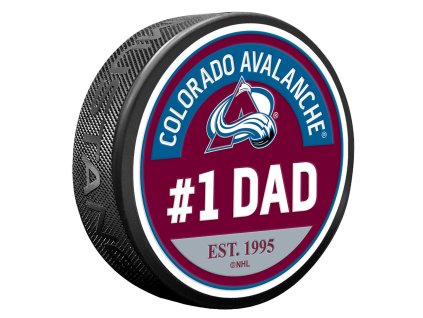 Puk Colorado Avalanche NHL #1 Dad Textured Puck