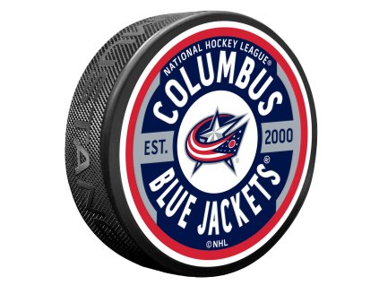 Puk Columbus Blue Jackets NHL Gear Textured Puck