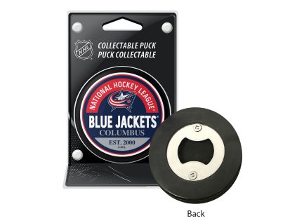 Puk Columbus Blue Jackets NHL Block Puck Bottle Opener