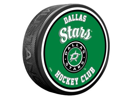 Puk Dallas Stars NHL Retro Script