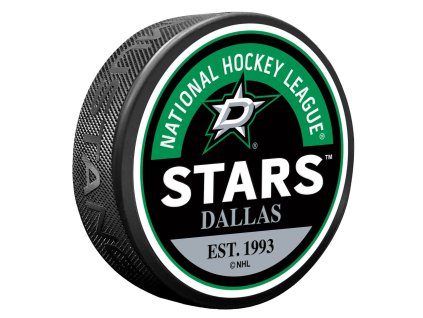 Puk Dallas Stars NHL Block Textured Puck