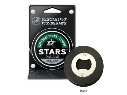 Puk Dallas Stars NHL Block Puck Bottle Opener