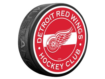 Puk Detroit Red Wings NHL Stripe Design