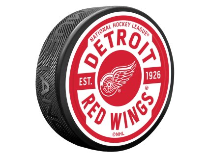 Puk Detroit Red Wings NHL Gear Textured Puck
