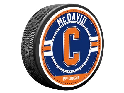 Puk Edmonton Oilers NHL Captain Jersey Stitch - Connor McDavid