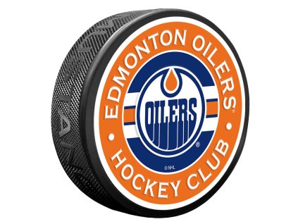 Puk Edmonton Oilers NHL Stripe Design