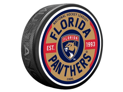 Puk Florida Panthers NHL Gear Textured Puck