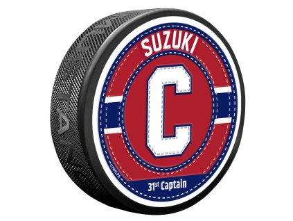 Puk Montreal Canadiens NHL Captain Jersey Stitch - Nick Suzuki