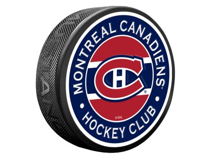 Puk Montreal Canadiens NHL Stripe Design