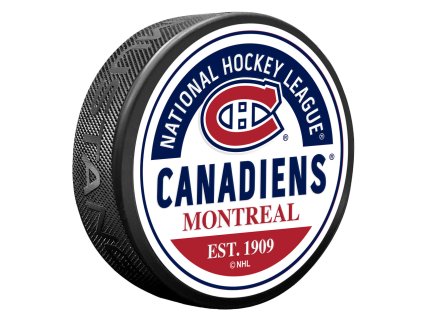 Puk Montreal Canadiens NHL Block Textured Puck