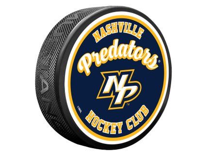 130637 puk nashville predators retro script